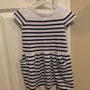 Joe Fresh Navywhite striped dress